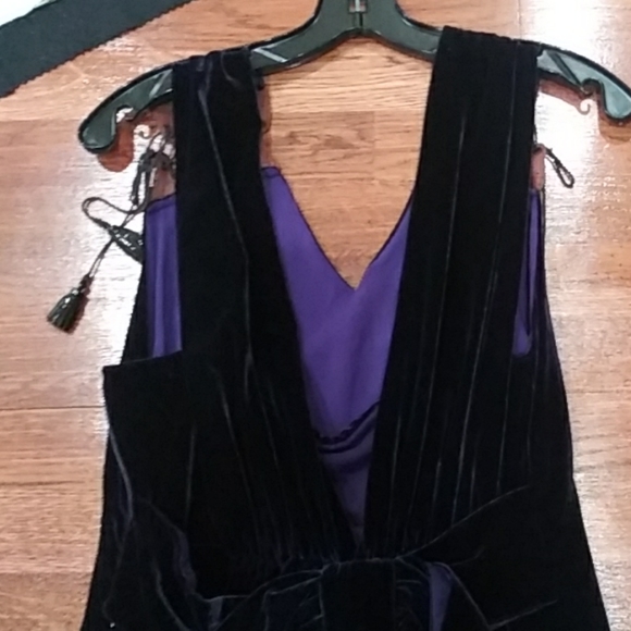 Jean Paul Gaultier purple velvet runway dress - Picture 5 of 8